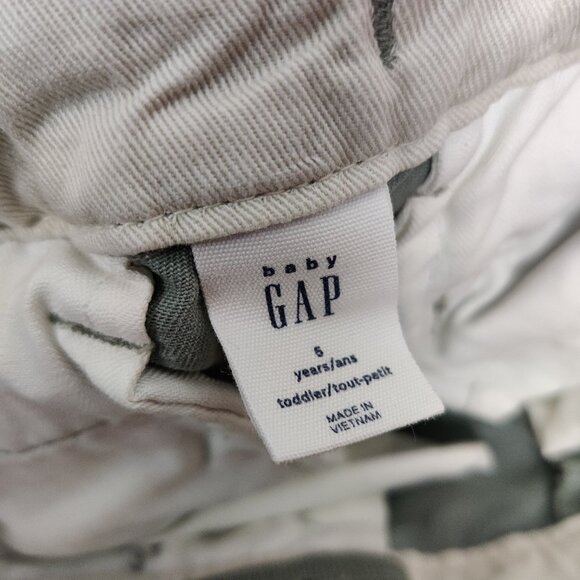 Baby GAP Boys Pants Size 5 Years Toddler Mint Gray 100% Cotton Khaki Casual - Picture 3 of 4